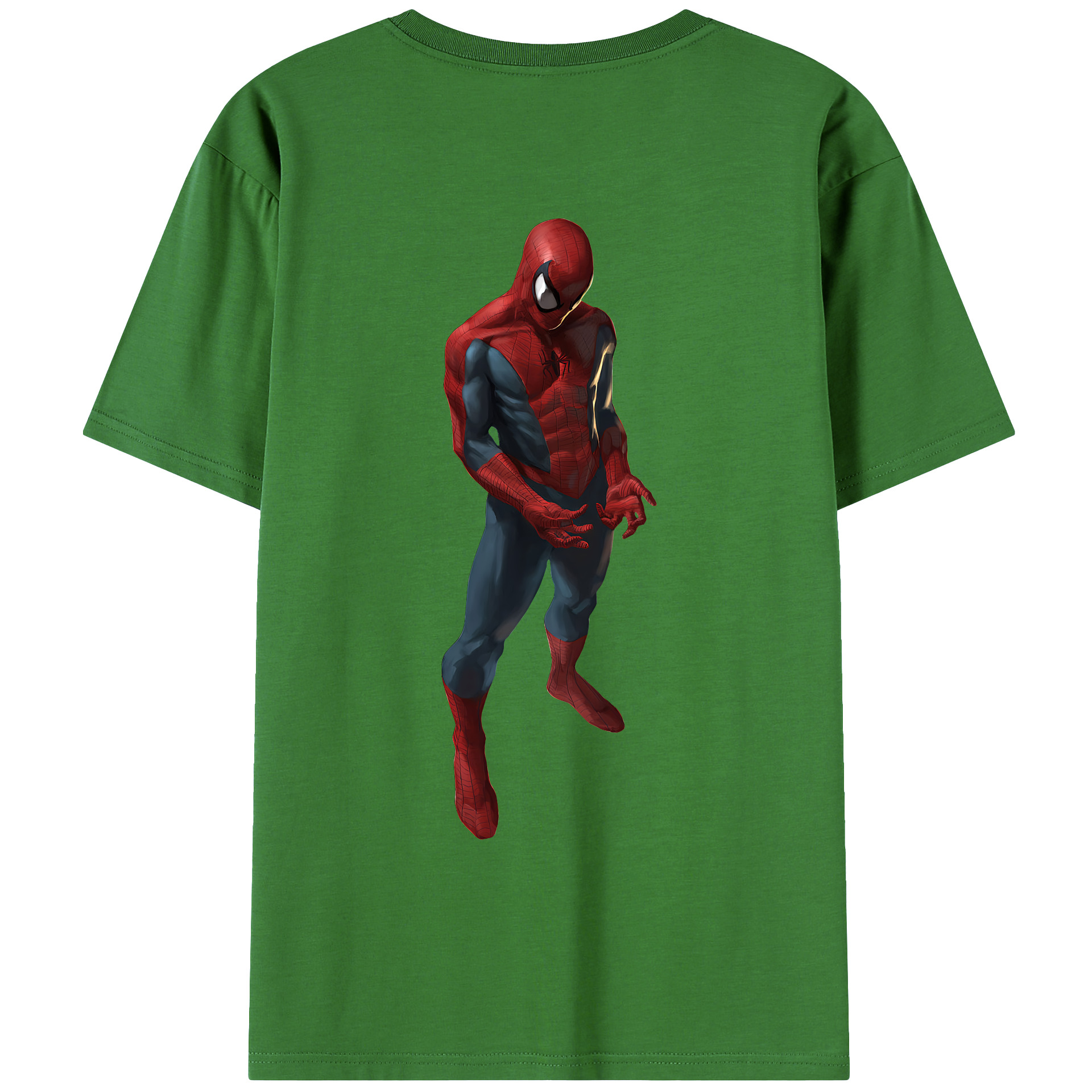 （画像用） Spider Man スパイダーマン レディース半袖Tシャツ(バックプリント)